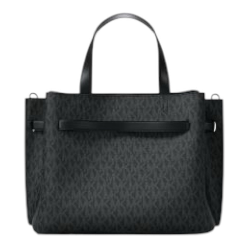MICHAEL MICHAEL KORS Emilia Medium Signature Logo Satchel. NEW - Picture 2 of 10